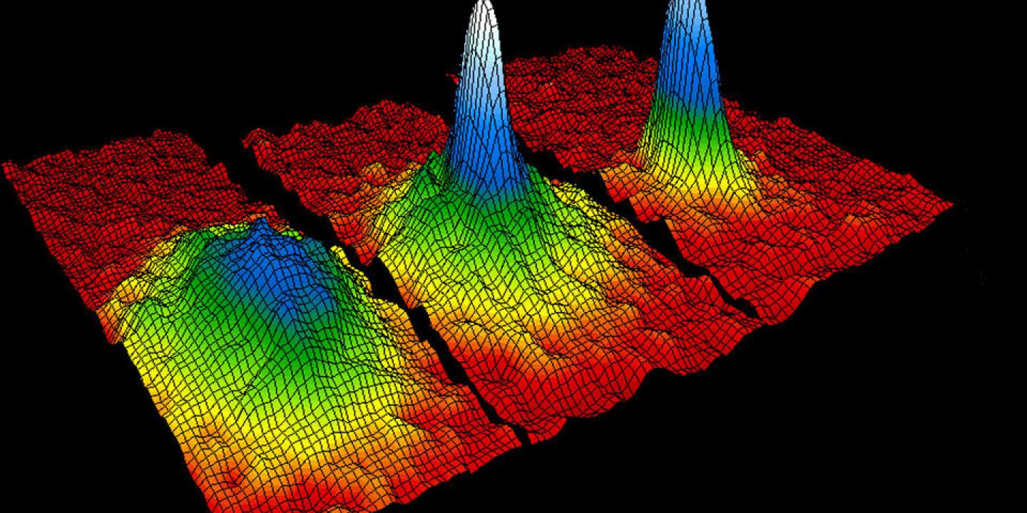 Quantum Physics Bose Einstein Condenstate. Image credit NIST/JILA/CU-Boulder
