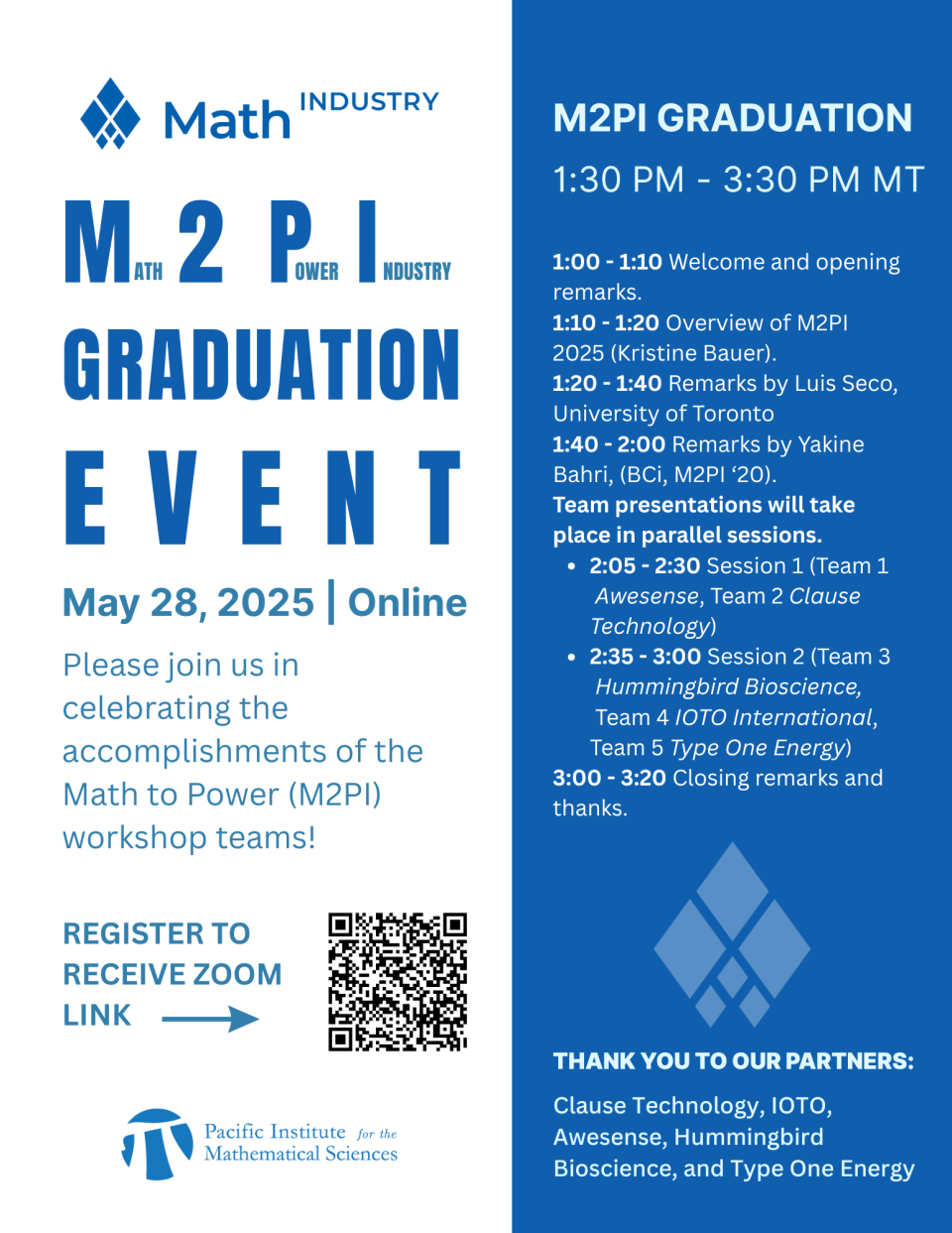2025 M2PI Graduation Event